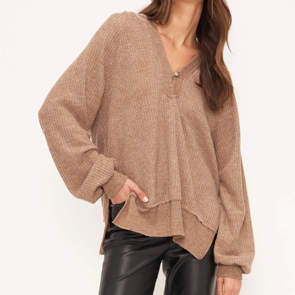 Project Social T- Noelle Brushed Thermal Hoodie View 2
